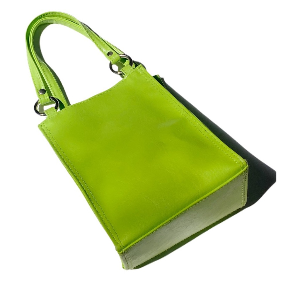 Vintage Lime Green Mini Tote